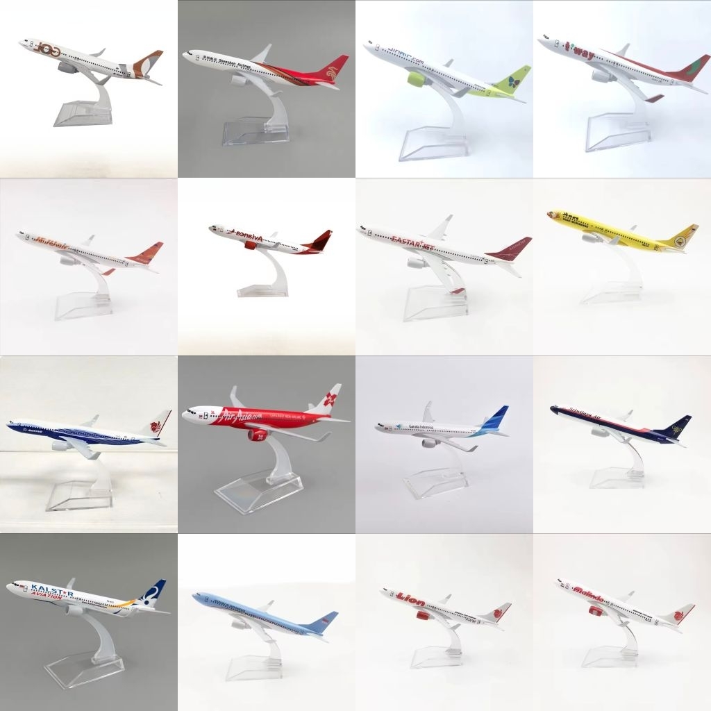 16CM B737 / 737 REPUBLIK INDONESIA RI GARUDA LION MALINDO GOL AIR ASIA KALSTAR SRIWIJAYA MALAYSIA BO