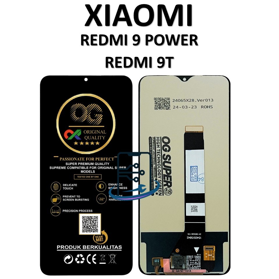 LCD TOUCHSCREEN XIAOMI REDMI 9 POWER / REDMI 9T COMPLETE ORIGINAL 100% FULLSET