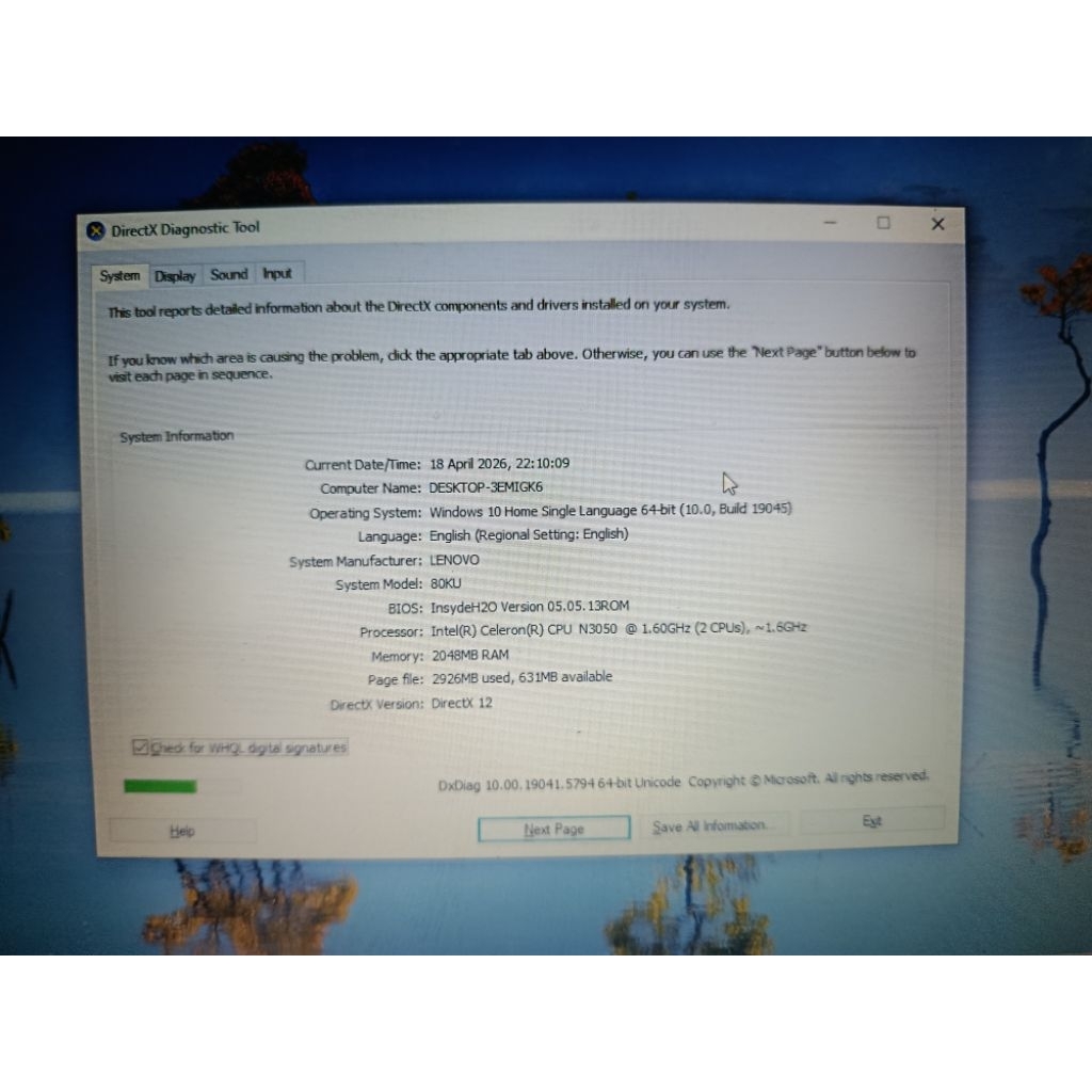 Notebook Lenovo Ideapad 300s