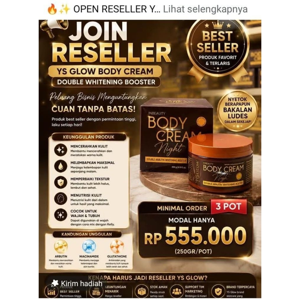 body cream YS Glow