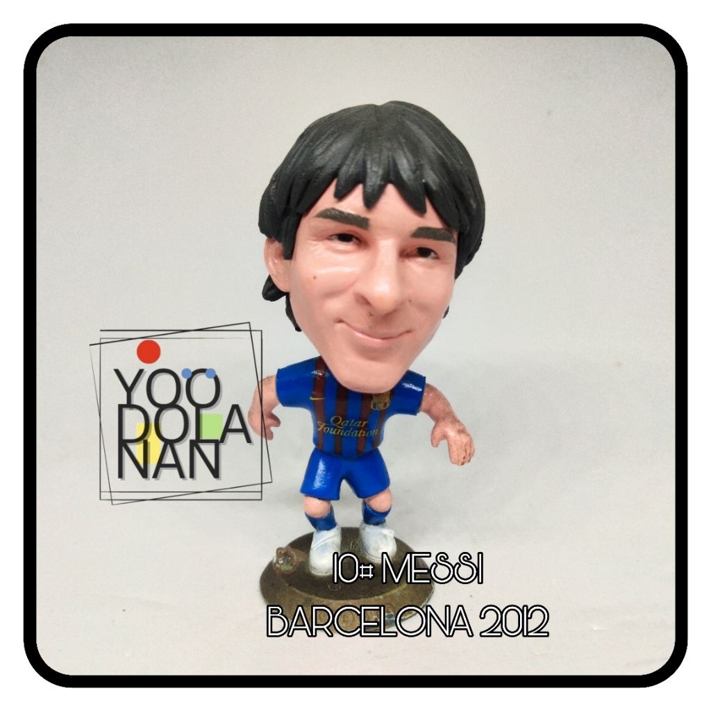 10# MESSI - BARCELONA 2012 KODOTO SOCCERWE FIGURE PEMAIN BOLA