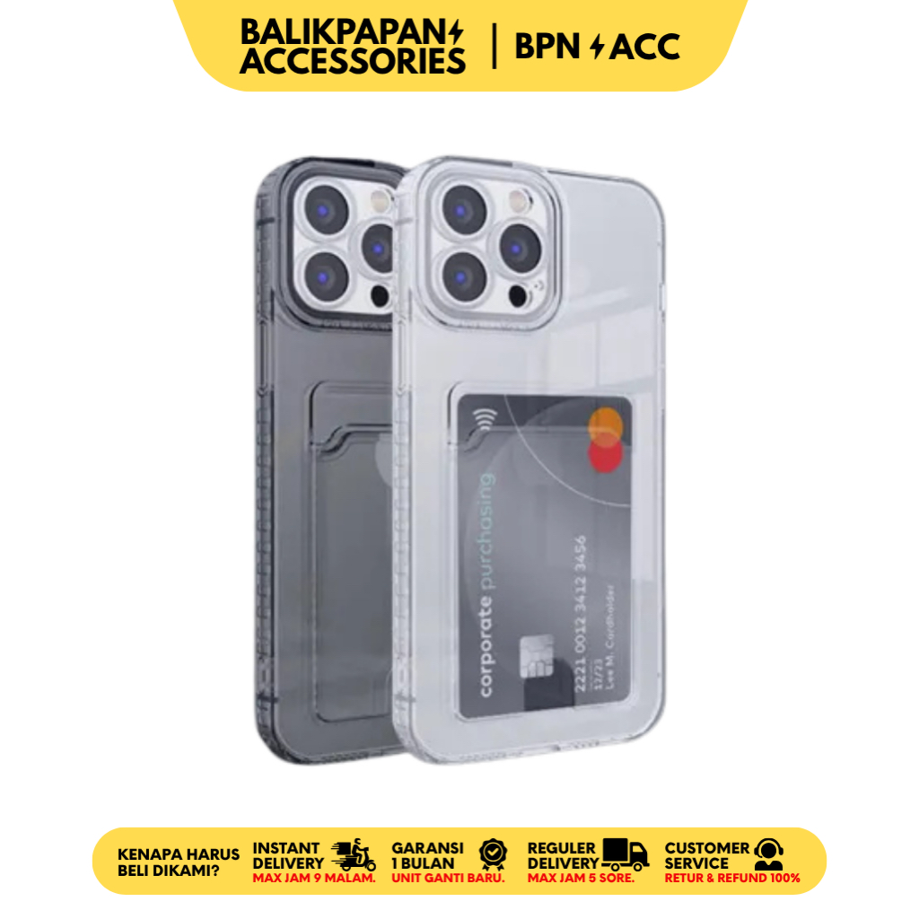 INBOX Case iPhone Crystal Card Case Casing - BALIKPAPAN ACCESSORIES
