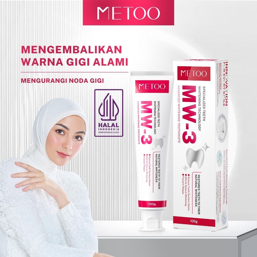 TOOTHPASTE METOO MW-3 100gr- PASTA GIGI WHITENING METOO 100 GR