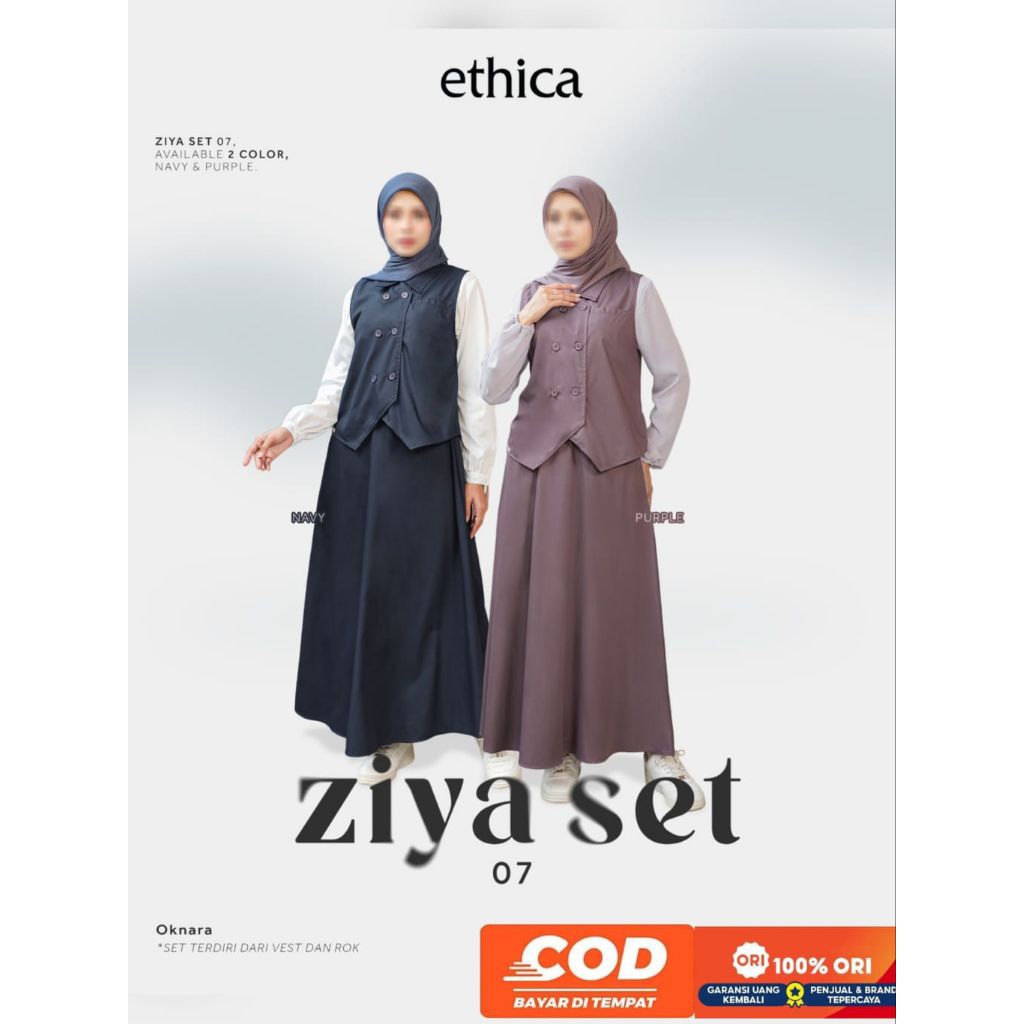 ETHICA | Ziya Set 07 - Setelan Ethica Terbaru - Original - Setelan Daily Ethica