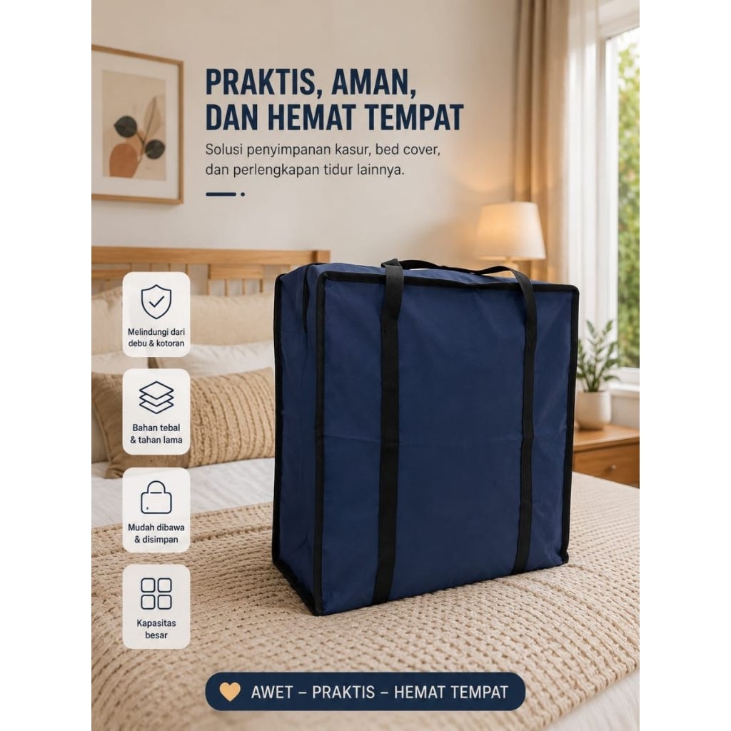 LAUNDRY JUMBO BELANJA Tas Laundry Jumbo Kuat Tebal untuk Belanja dan Kebutuhan Sehari-hari
