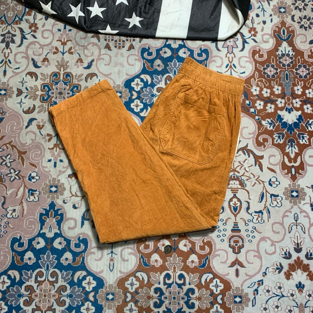 CORDUROY PANTS GU REGULAR FIT