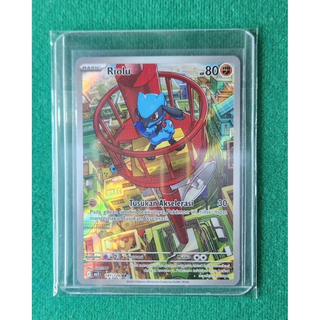 Pokemon TCG Indonesia Riolu AR 141/126 Evolusi Mega