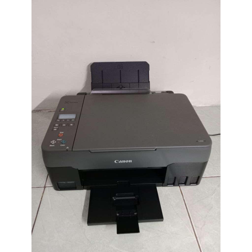 Printer Canon G2020 Print Scan Fotocopy Warna Second Mulus Normal Siap Pakai
