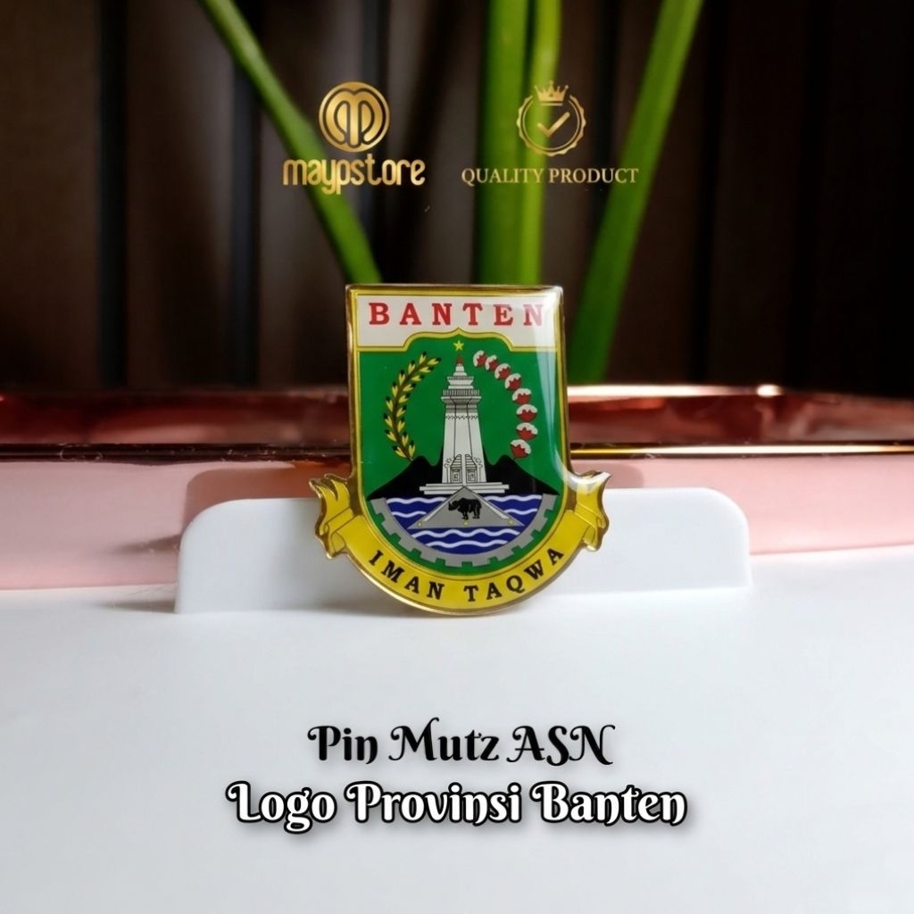 Pin Mutz ASN Lambang Provinsi Banten | Pin Logo Pemprov Banten