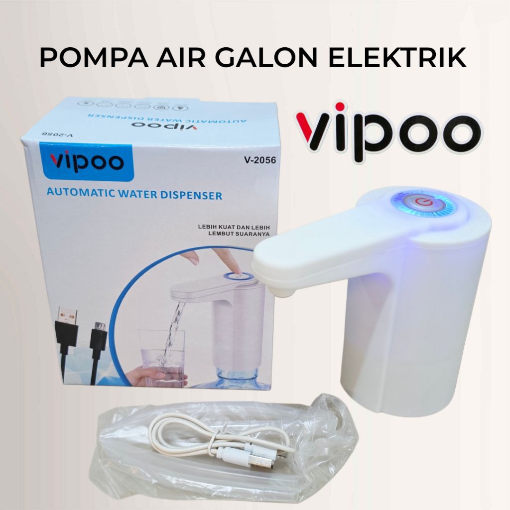 Vipoo Pompa air galon Vipoo V-2056  Pompa Elekrik Galon