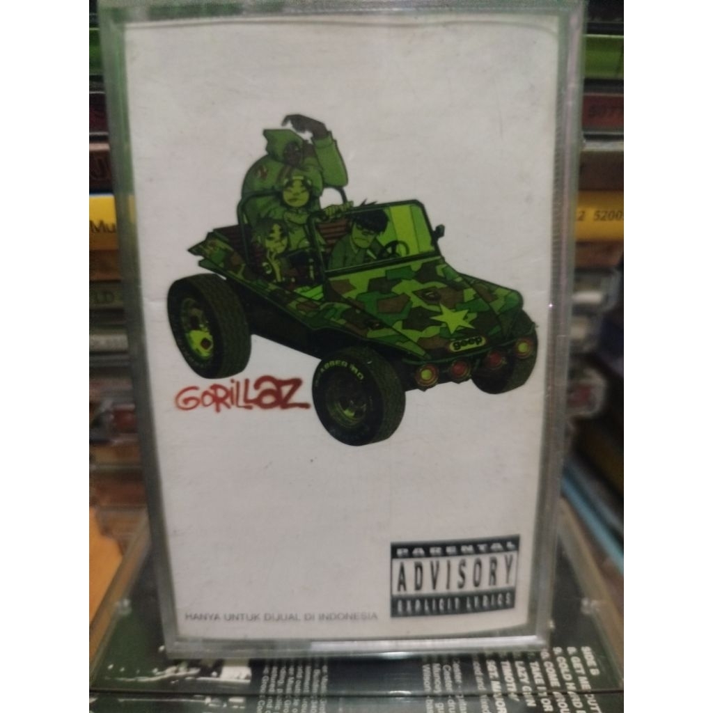 kaset Gorillaz selftitle album