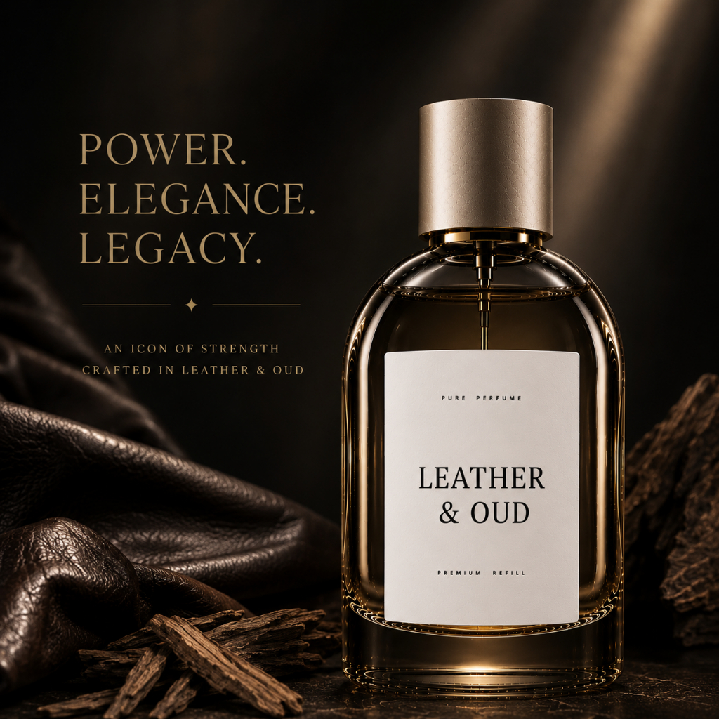 Leather & Oud | Luxury Leather Woody Perfume