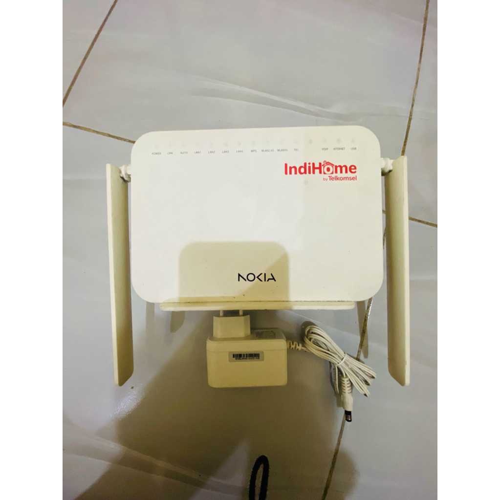 NOKIA G-2425G-A PORT BIRU PLUS ADAPTOR EX INDI