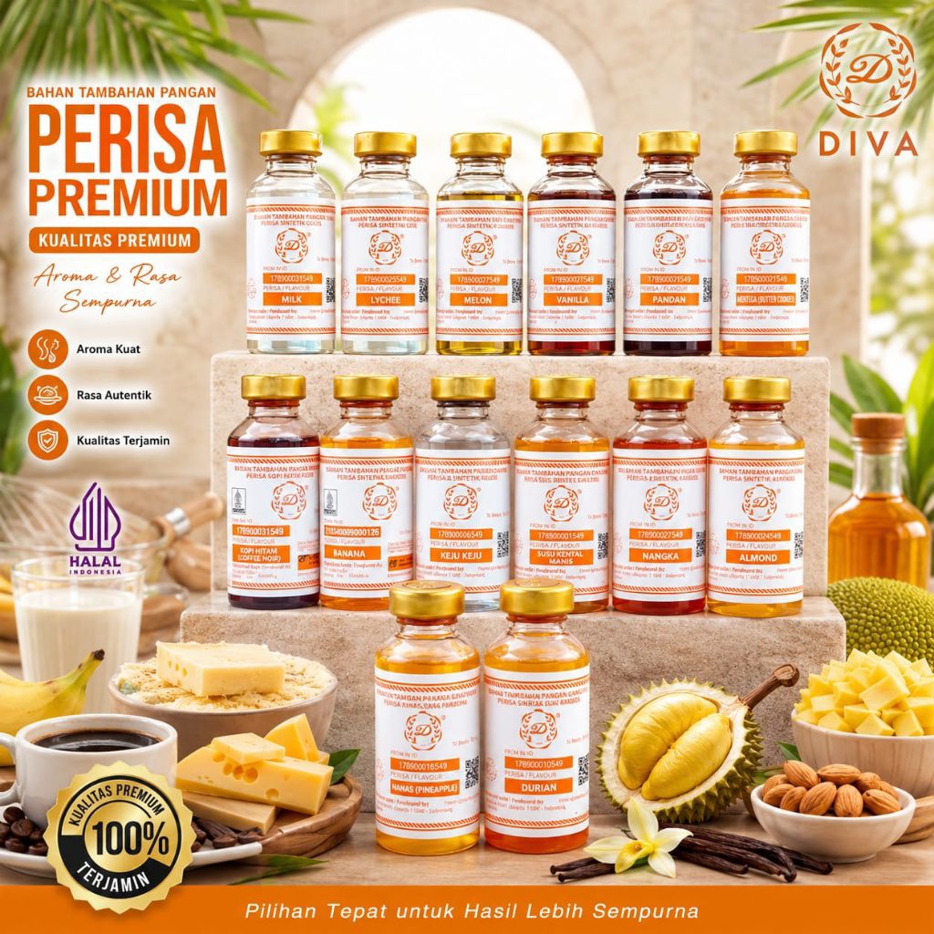 Diva Essence Perisa Makanan / Minuman 30 ml ALL VARIAN