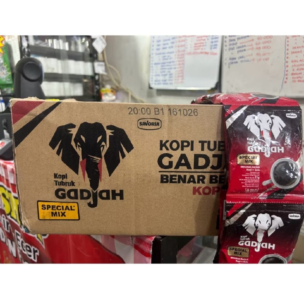1 Dus Kopi Gajah Spesial Mix & Kopi Hitam tubruk gula Terpisah (12 Renteng)#kopi hitam
#kopi gajah s