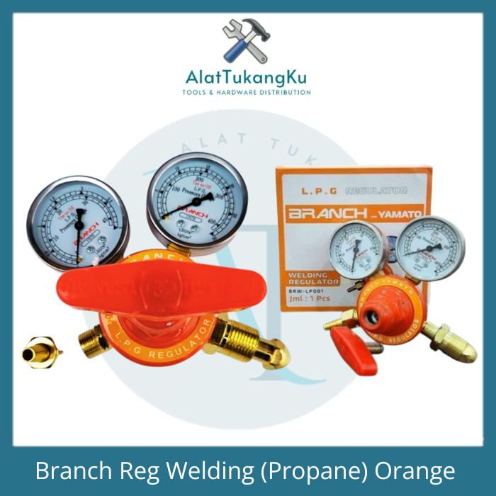 BRANCH Regulator Las LPG Tabung Generator Las LPG Welding