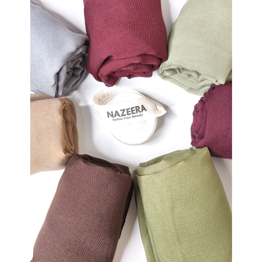 Nazeera Hijab - Bella Square | Hijab Segiempat | Hijab Paris | Bella Square Premium | Anti Letoy | W