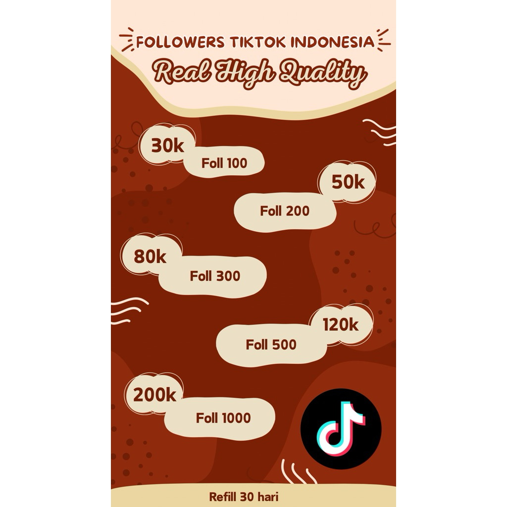 Followers Tiktok Indonesia Aktif