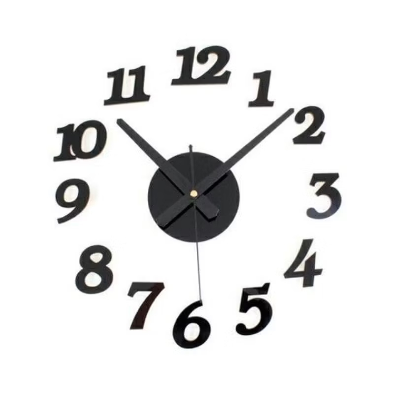 Jam Dinding Tempel Jam Dekorasi Analog Dinding Jam Tempel Hias Dekorasi Jam Dinding