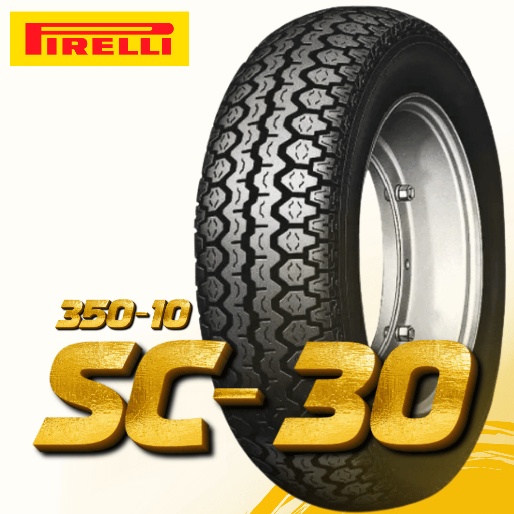 Ban Motor Pirelli SC30 Ring 10 350-10 TUBETYPE ORIGINAL