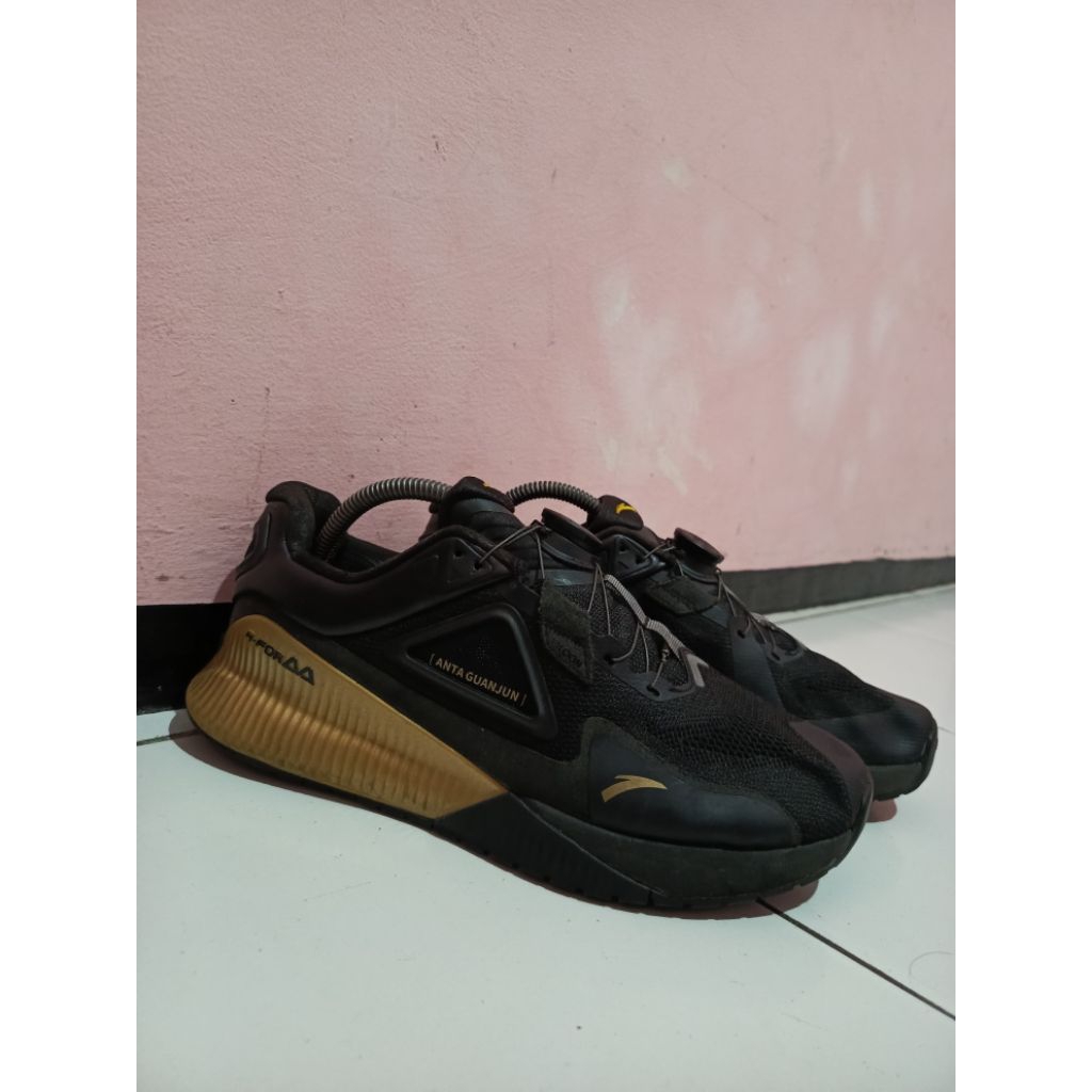 Sepatu Sneakers Anta Champion Sport Culture Black size - 41 fit to 42