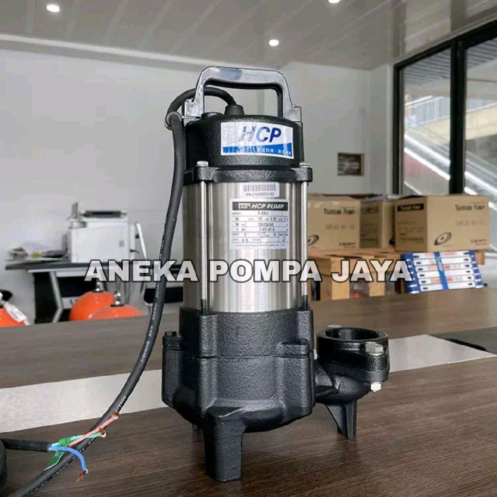 Pompa Celup HCP F-21U 1HP 0.75KW 1Phase 220V Pompa Celup Air Kotor HCP F 21U