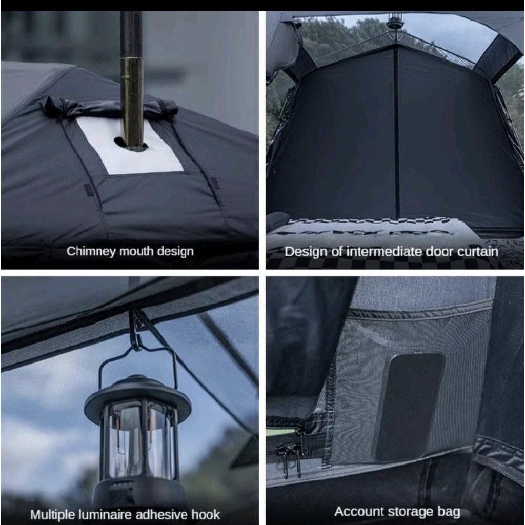 Tenda Blackdog Cinema V3 Hitam
