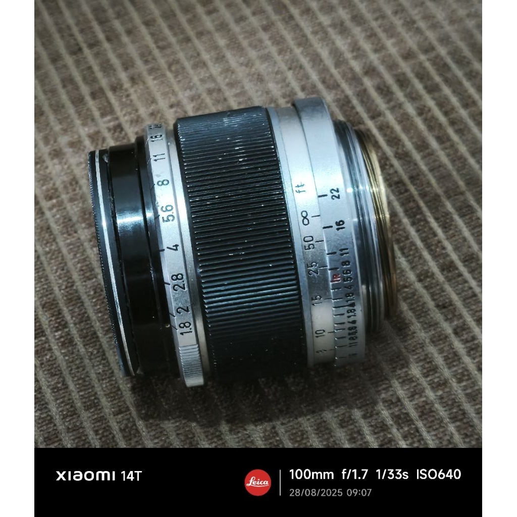 Canon LTM 50mm 1.8 Lensa Rangefinder