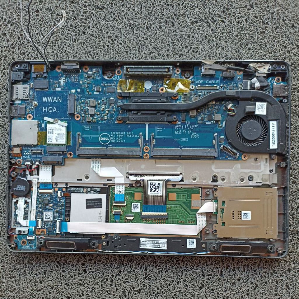 Motherboard dell e5270 i5 gen 6 LA-C621P