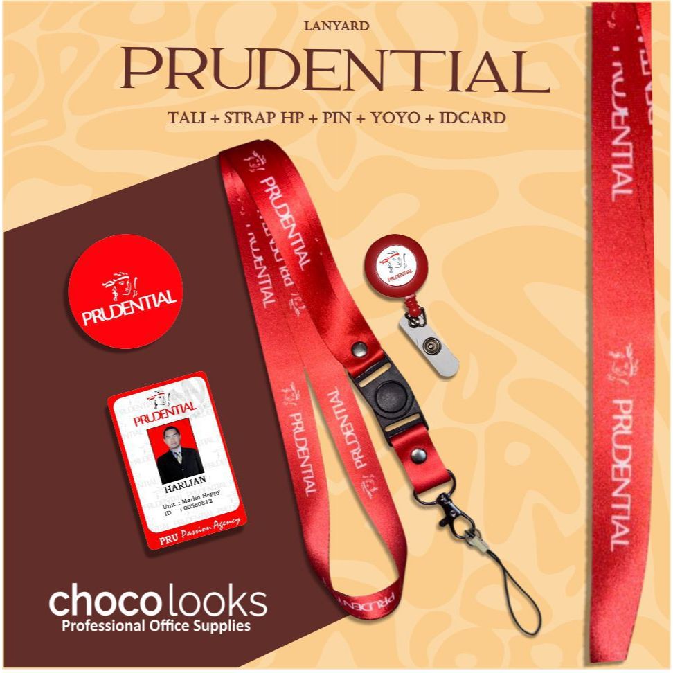 Tali IDcard Prudential | Lanyard PRUDENTIAL [ READY STOCK ]