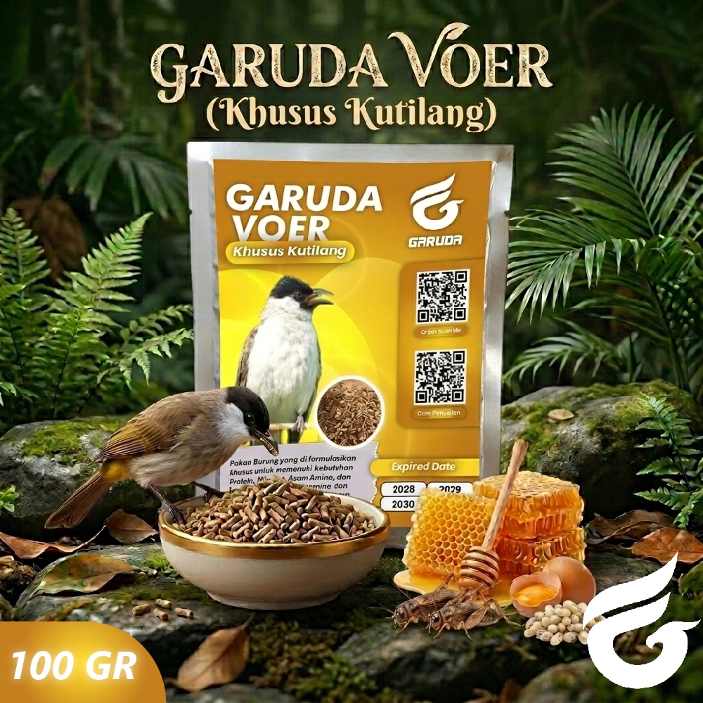 VOER BURUNG KUTILANG | VOER HARIAN | VOER NUTRISI KOMPLIT | GARUDA VOER HARIAN KHUSUS KUTILANG | GAR