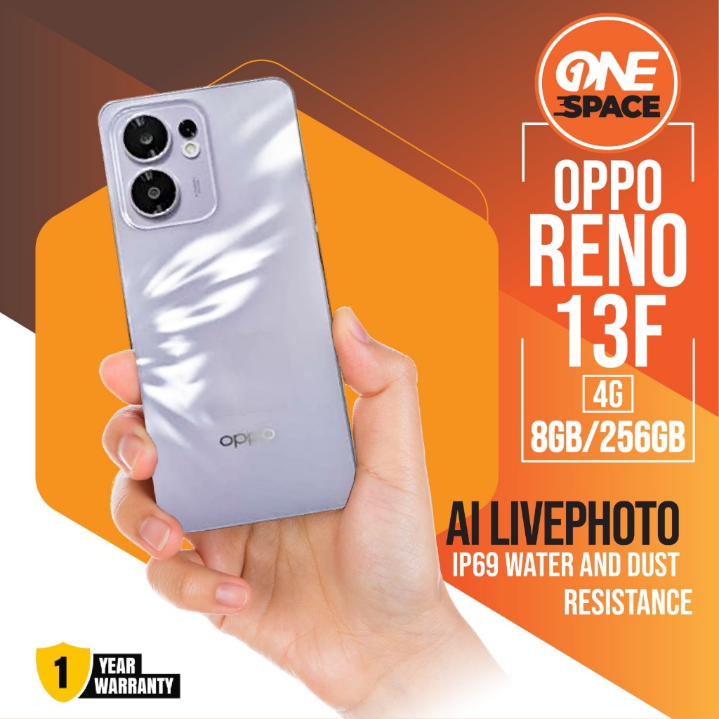 OPPO Reno 13F 4G 8/256 RAM 8 ROM 256 HP Android Reno13 F