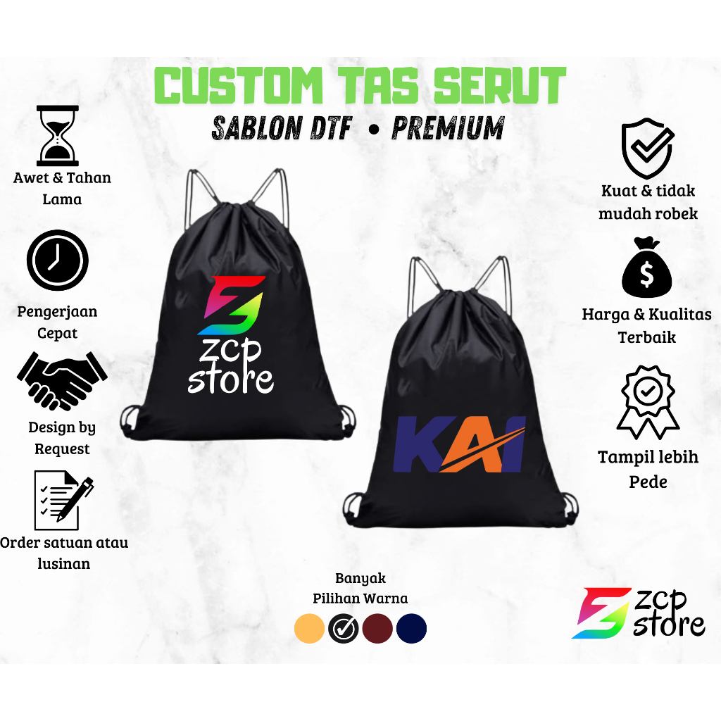 TAS SERUT CUSTOM | TAS SERUT WATERPROOF | TAS FUTSAL