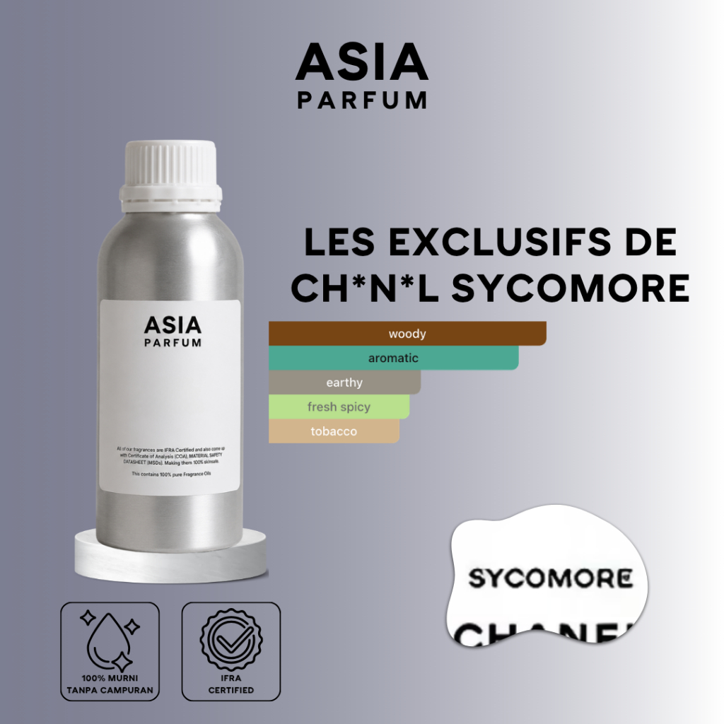 BIBIT ASIA PARFUM SEARAH LES EXCLUSIFS SYCOMORE GRADE A REPACK 50/100ML