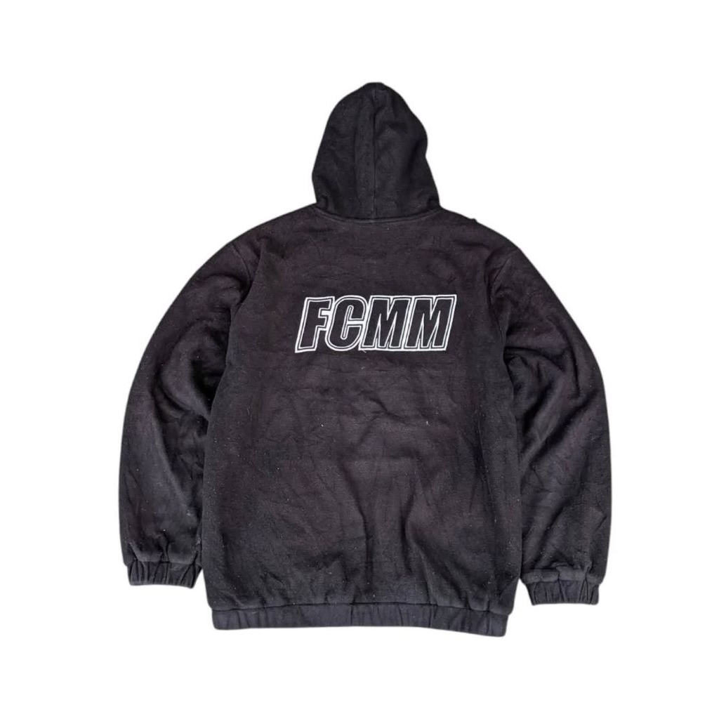 FCMM - Jaket Fleece Pria Hitam Size Fit L