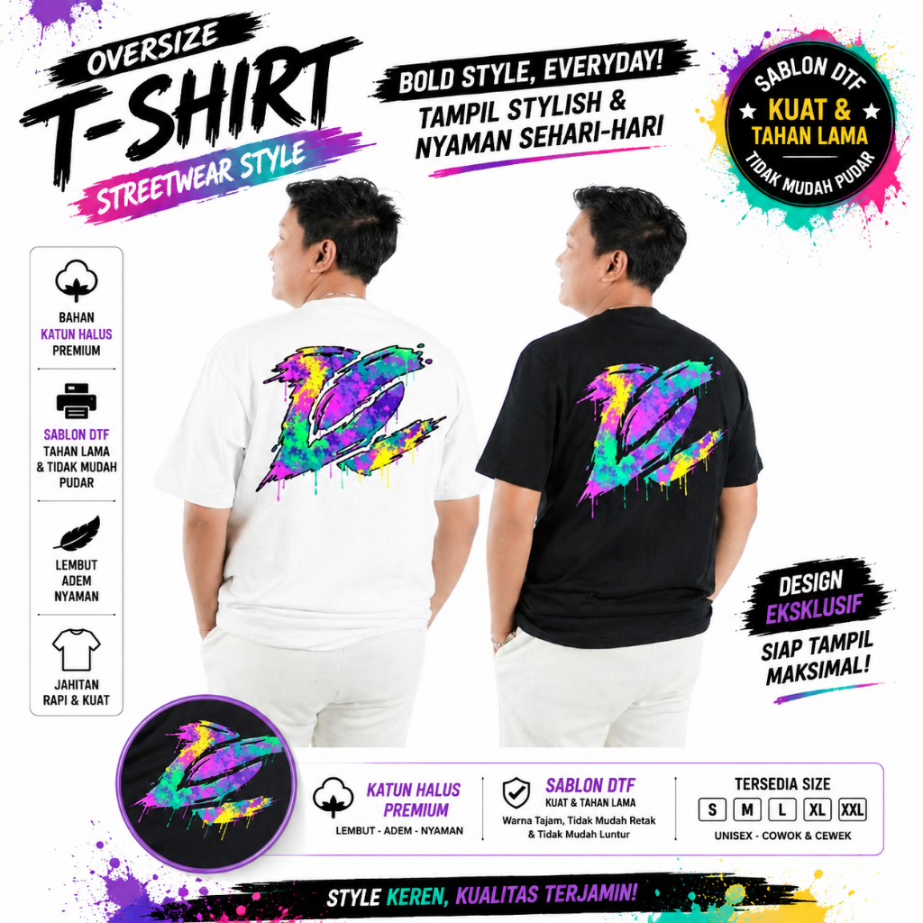 Terbaru Kaos T-Shirt Dc Brush Dc Merchandise Official Production Baju Starboy Merch Original Distro