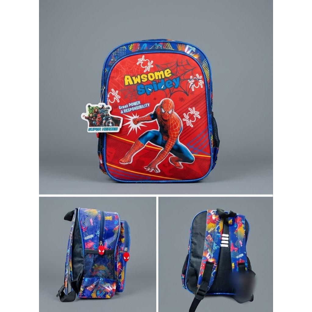 Italy Bags - ​Ransel Anak Alto Original - Motif Awesome Spidey untuk PAUD - TK