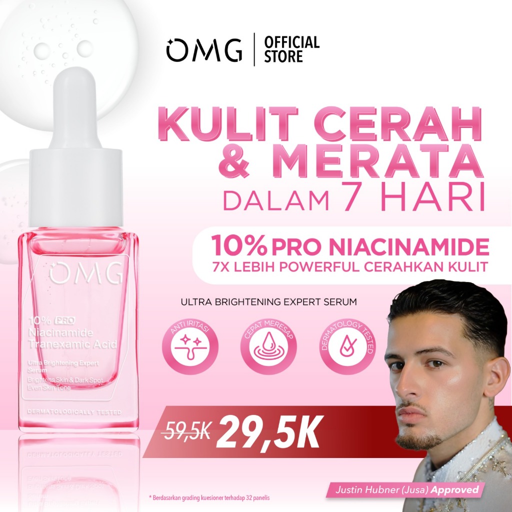 OMG Oh My Glow 10% Niacinamide Pro Tranexamic Acid Ultra Brightening Expert Serum 17 ml - Serum Menc