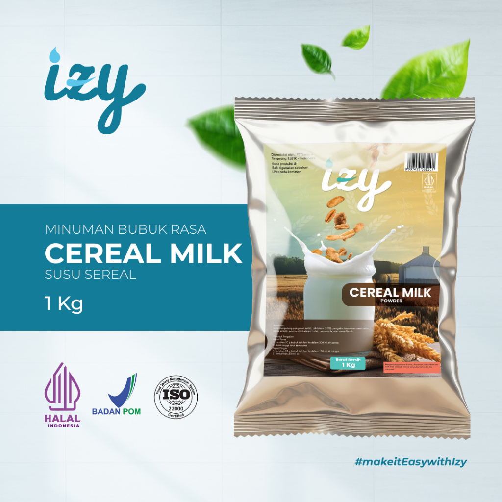 Izy Powder Drink Cereal Milk