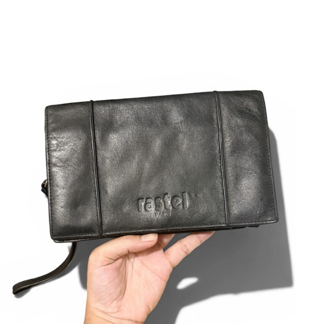 Dompet Clutch kulit asli Rastel Vintage