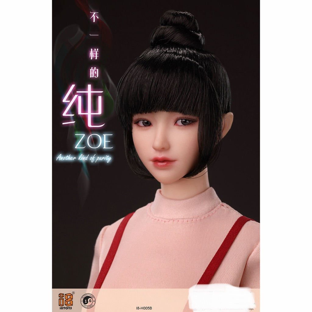 i8TOYS i8-H005 1/6 Out of School Series Zoe Head Sculpture (Movable Eyes) - i8-H005B