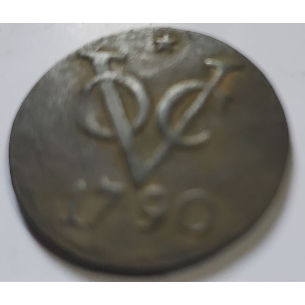 1 keping koin voc 1790 dobel duit temuan sungai
