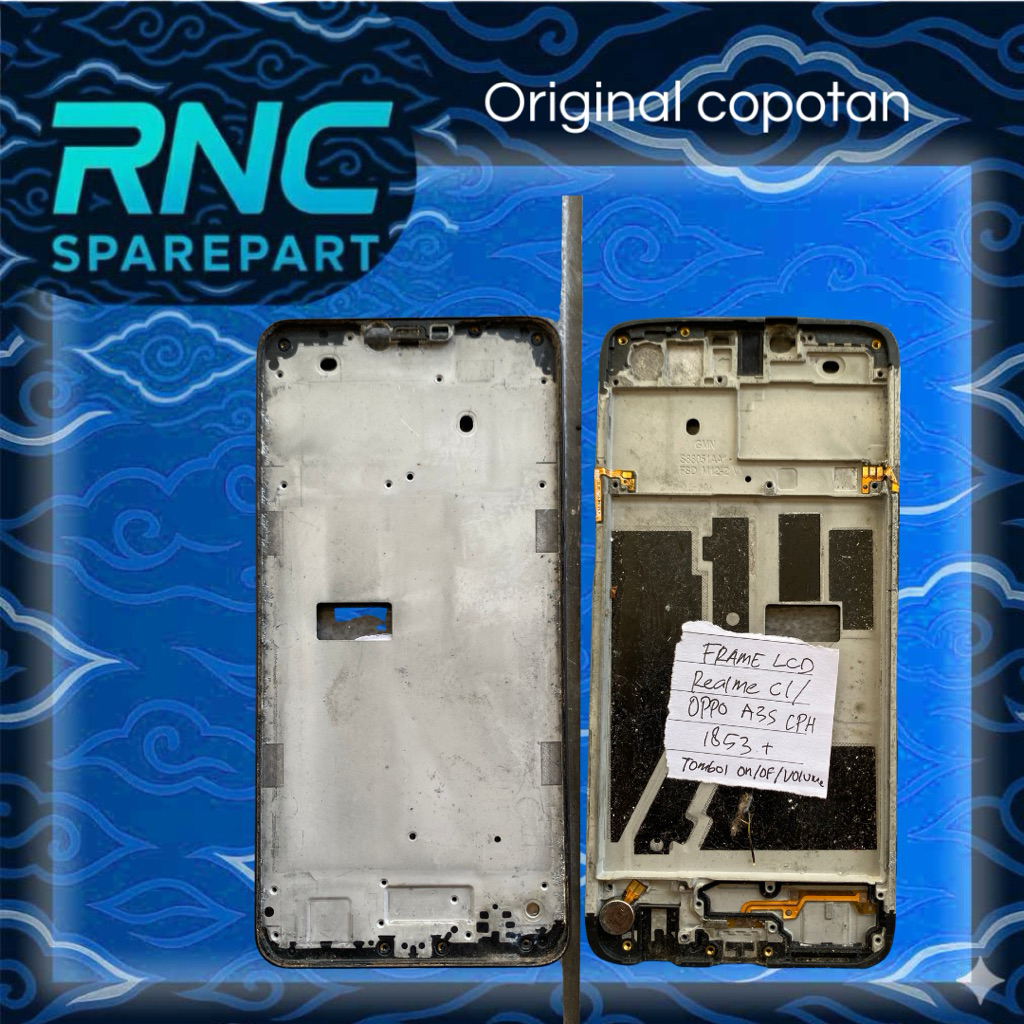 Frame Tatakan Lcd Realme C1 Second Copotan