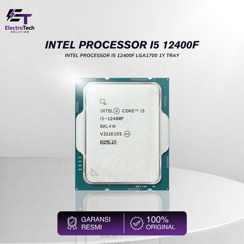 INTEL PROCESSOR I5 12400F LGA1700 TRAY