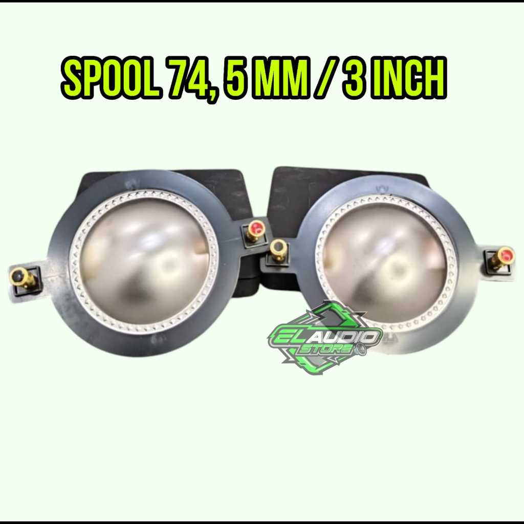 Spool Twiter / Spul Tweeter Driver 74,4 3'' Titanium Kualitas Original
