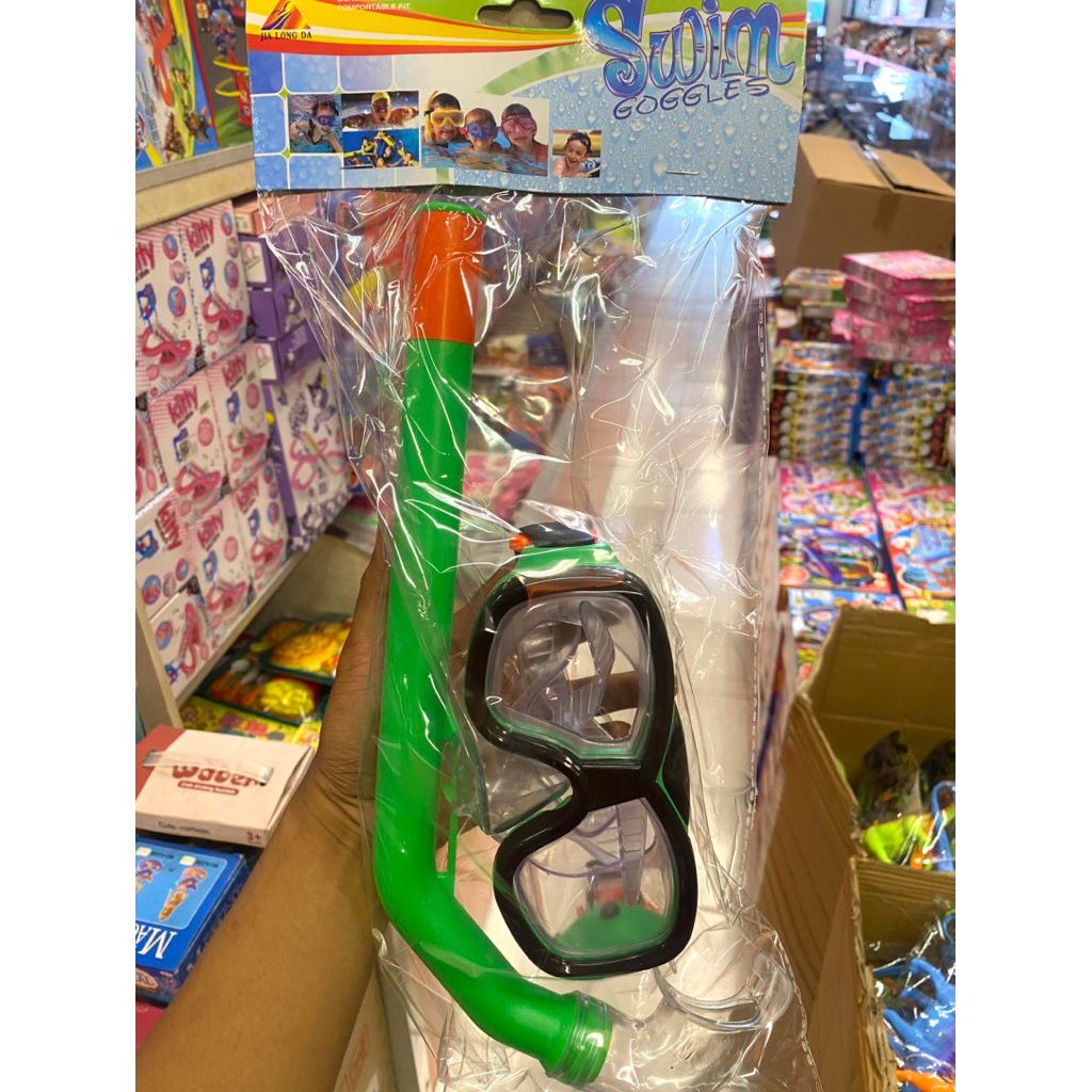 Kacamata Renang Set Selang Selam Anak/Alat Selam Swim Goggles