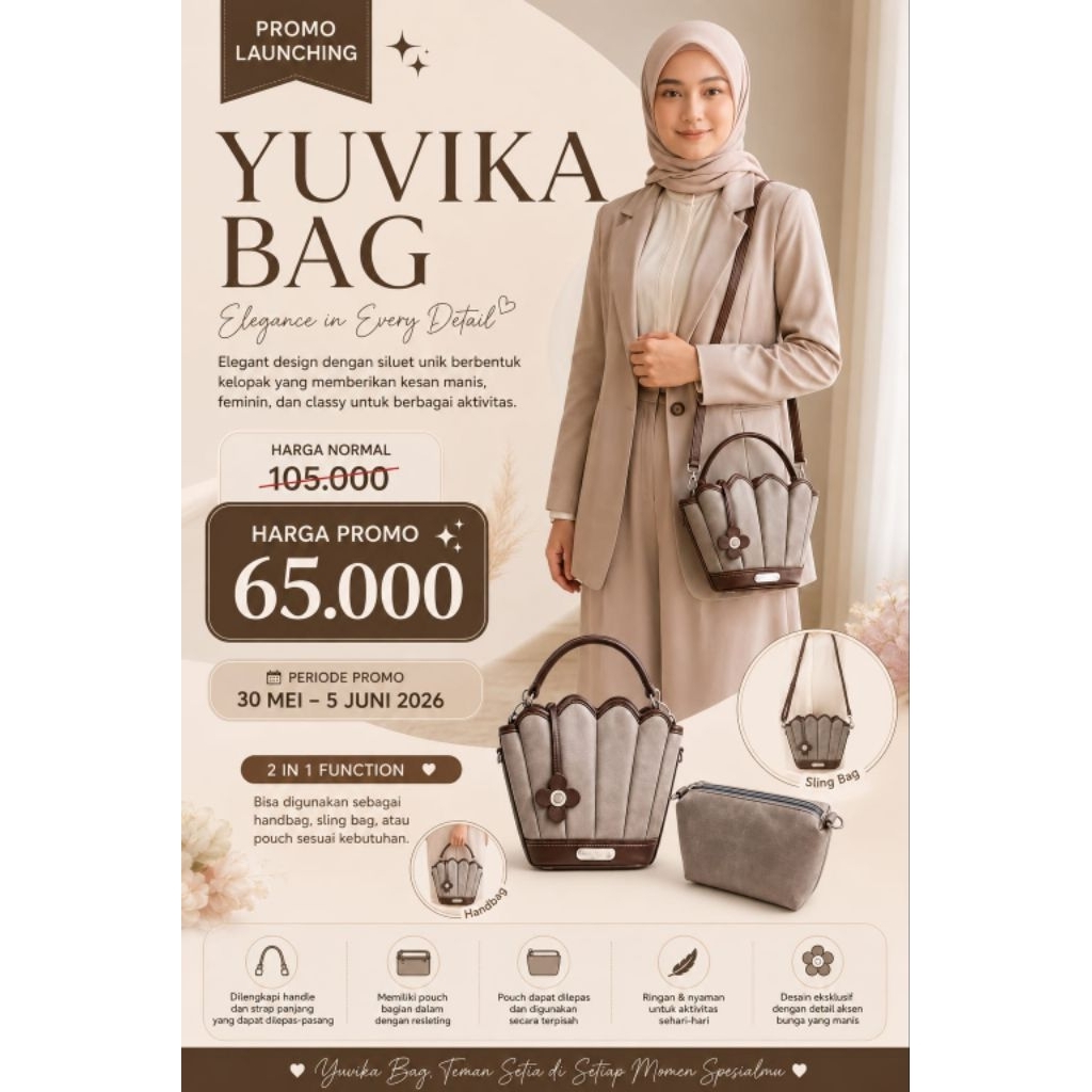 {MAMILI} YUVIKA BAG BY BIRU TSABITA DISTRIBUSI CANTIK