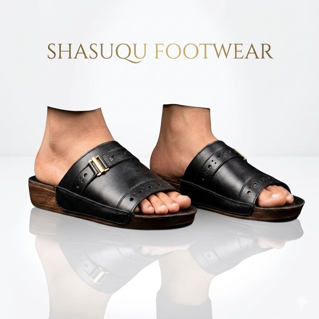 SHASUQU/Sandal Selop Pria Model INDIAN seri 437 Kulit Asli premium