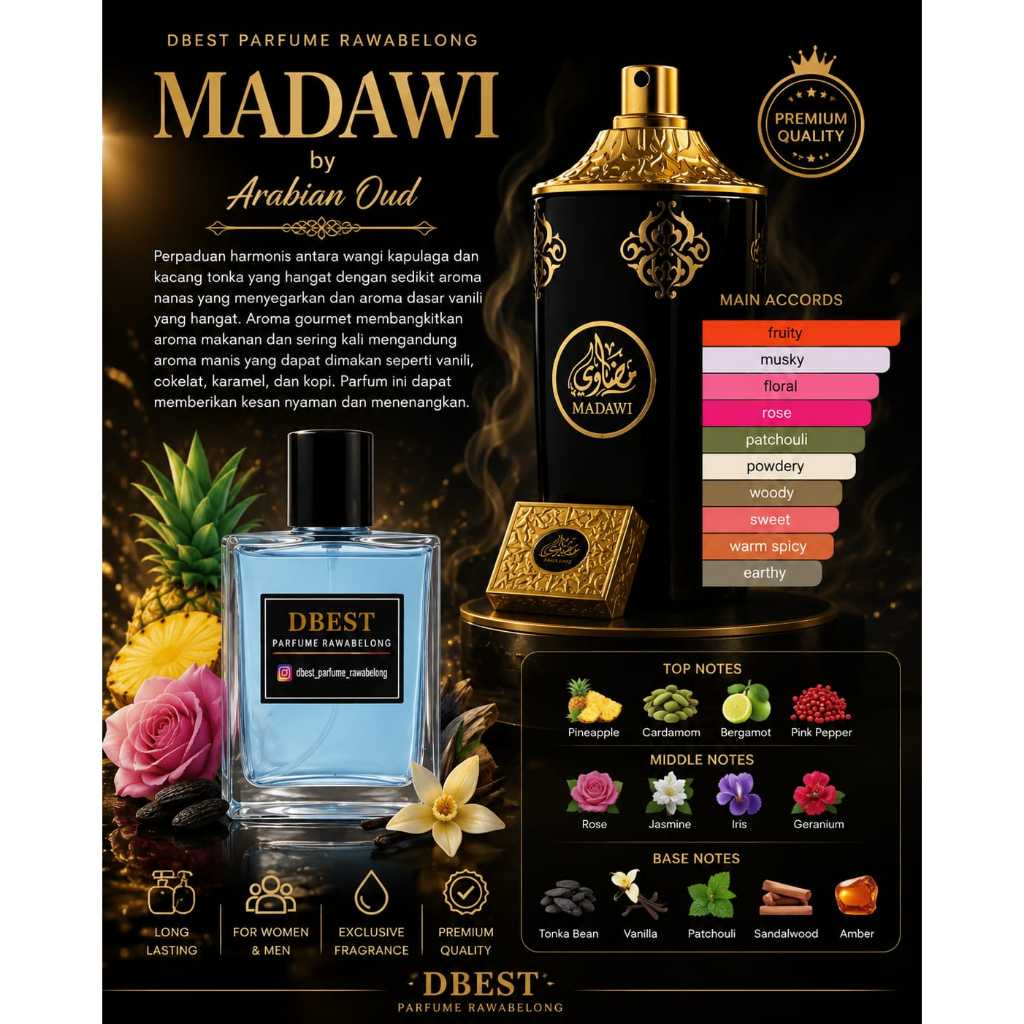 dbest parfume MADAWI OUD WOMEN ~ "SUPER PREMIUM" ~ inspired