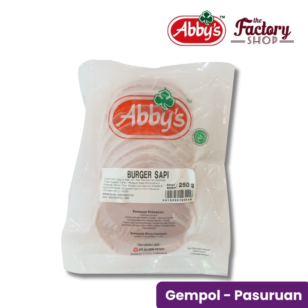 ABBYS BURGER SAPI 250 GRAM (9915250103)